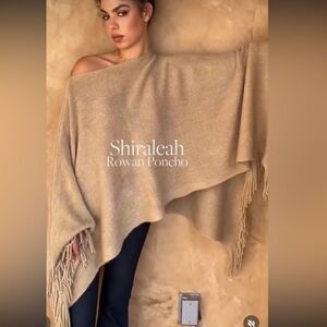 Shiraleah Chicago Rowan Knit Pancho Shawl